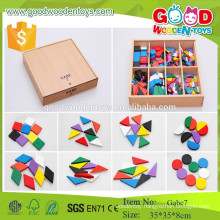 frobel gift gabe 7 preschool wooden pattern toys early learning toys for kids